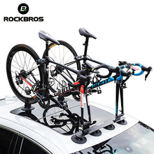 Load image into Gallery viewer, Suction Cup Car Roof-Top Bicycle Rack
